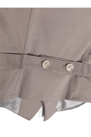 grey cotton gilet PAOLO PECORA KIDS | PP3555TORTO